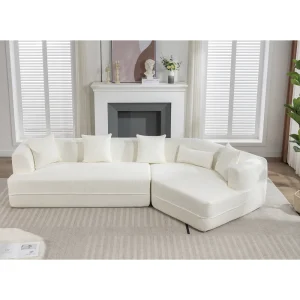 [VIDEO PROVIDED][ New And Upgraded Extended Edition]Modular sofa , modern minimalist style sofa, upholstered , free combinatio