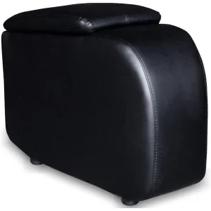 Coaster Furniture Cyrus Home Theater Upholstered Console Wedge Black 600002